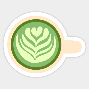 Matcha latte Sticker